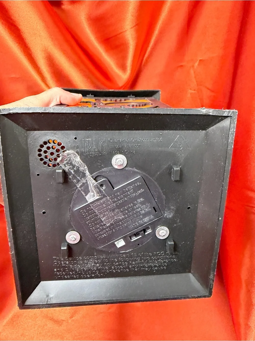 Halloween Haunted House Lantern - Black and Orange Decorative Accent